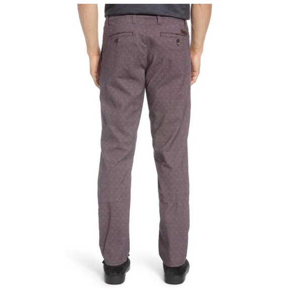 AG Adriano Goldschmied The Marshall Slim Chino Kleven Plum Pants sz 30R - Picture 3 of 10